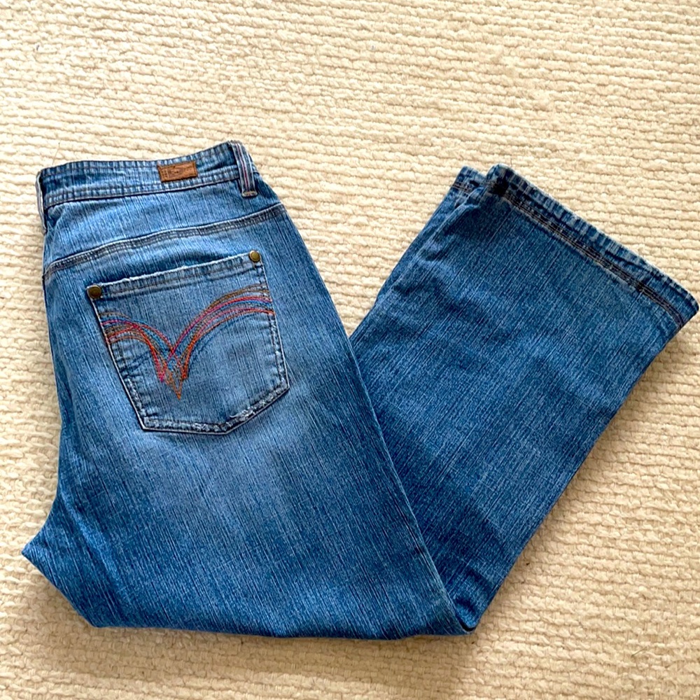 DKNY denim capris